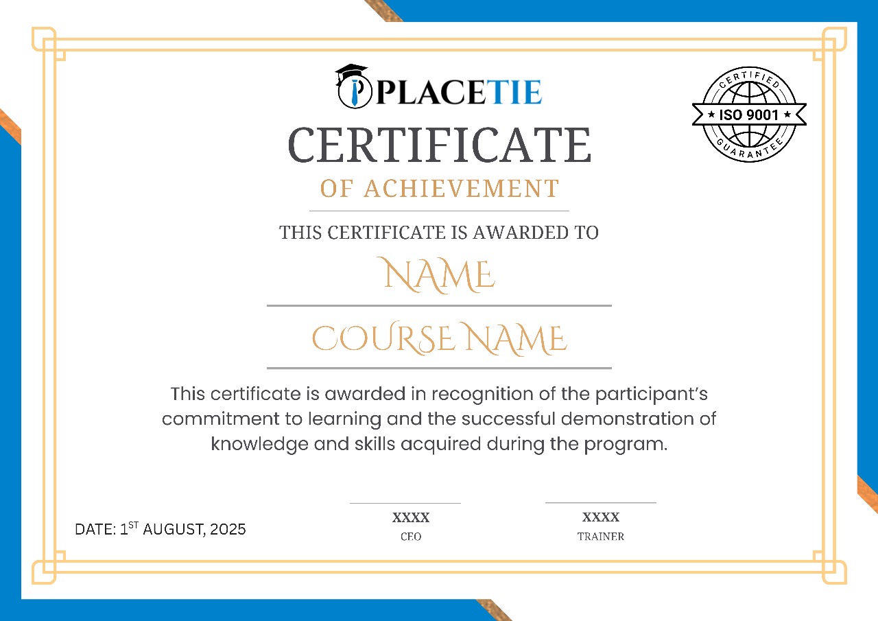 Certificate Sample