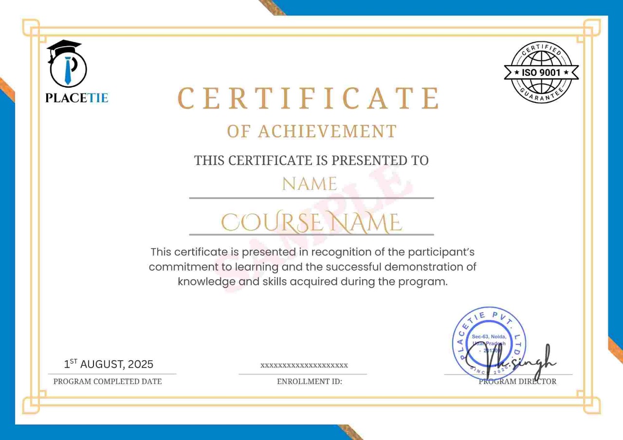 Certificate Sample