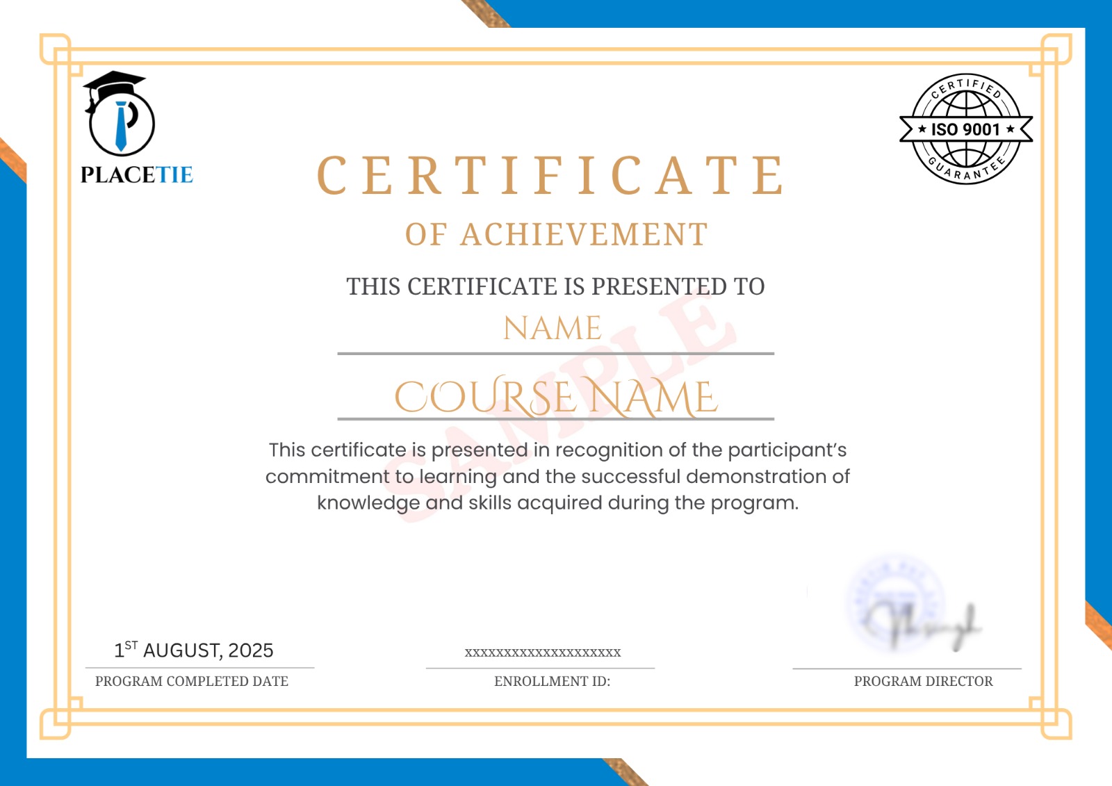 Certificate Sample
